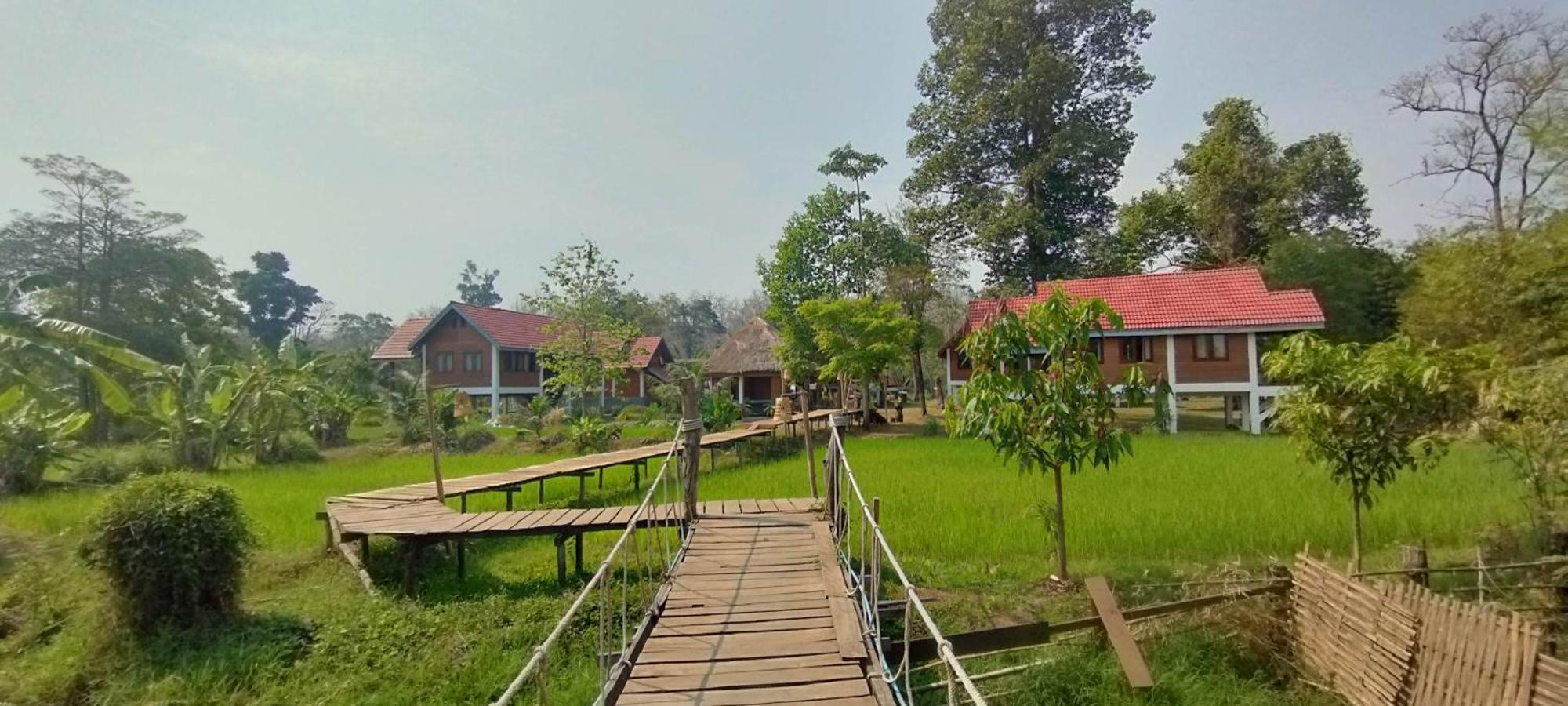 Bolaven Garden Bungalow And Tent - Tad Lo Ban Kiangtat 외부 사진