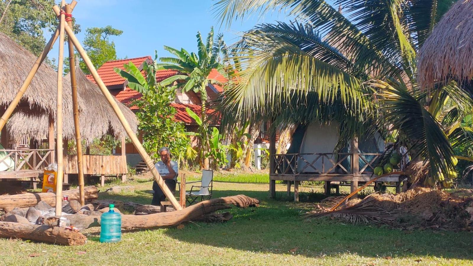 Bolaven Garden Bungalow And Tent - Tad Lo Ban Kiangtat 외부 사진