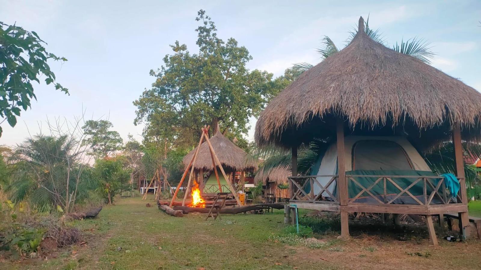 Bolaven Garden Bungalow And Tent - Tad Lo Ban Kiangtat 외부 사진