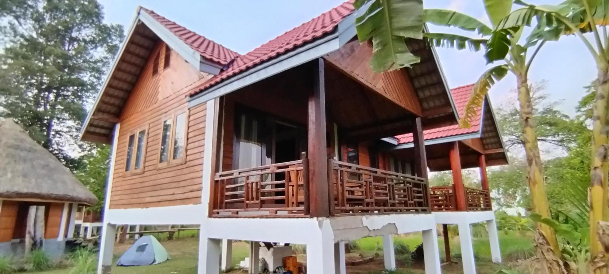 Bolaven Garden Bungalow And Tent - Tad Lo Ban Kiangtat 외부 사진