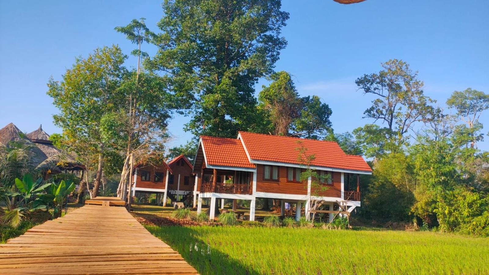 Bolaven Garden Bungalow And Tent - Tad Lo Ban Kiangtat 외부 사진