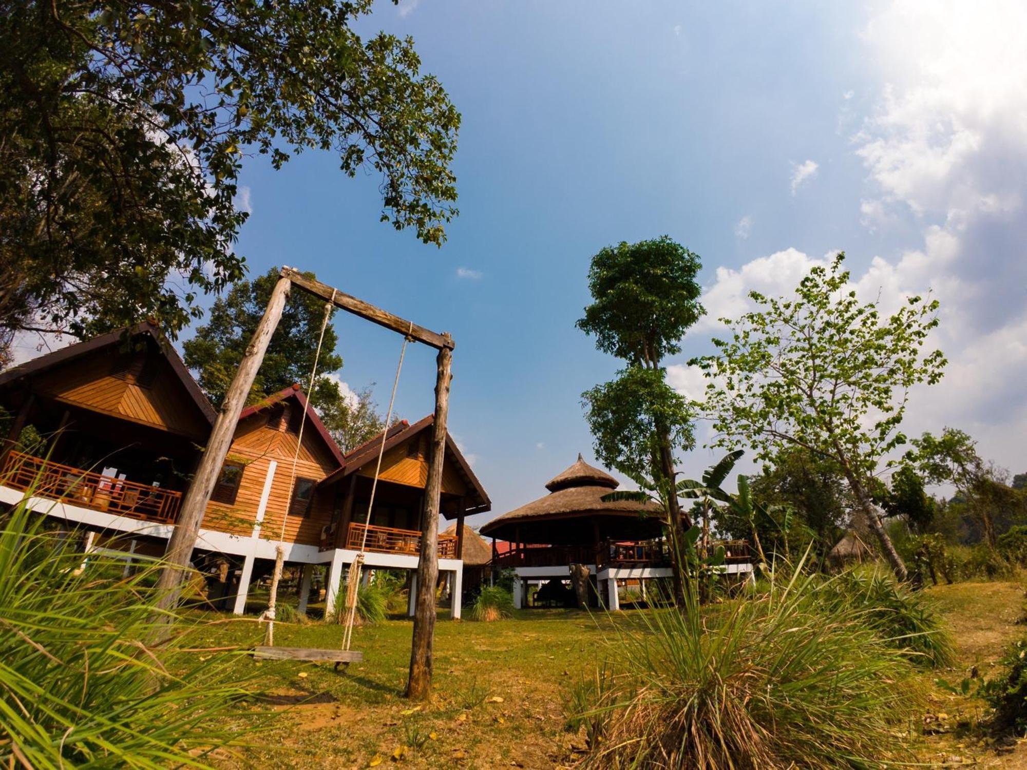 Bolaven Garden Bungalow And Tent - Tad Lo Ban Kiangtat 외부 사진